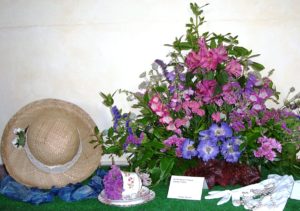 Buckingham Palace Garden Party flower arrangement 2012